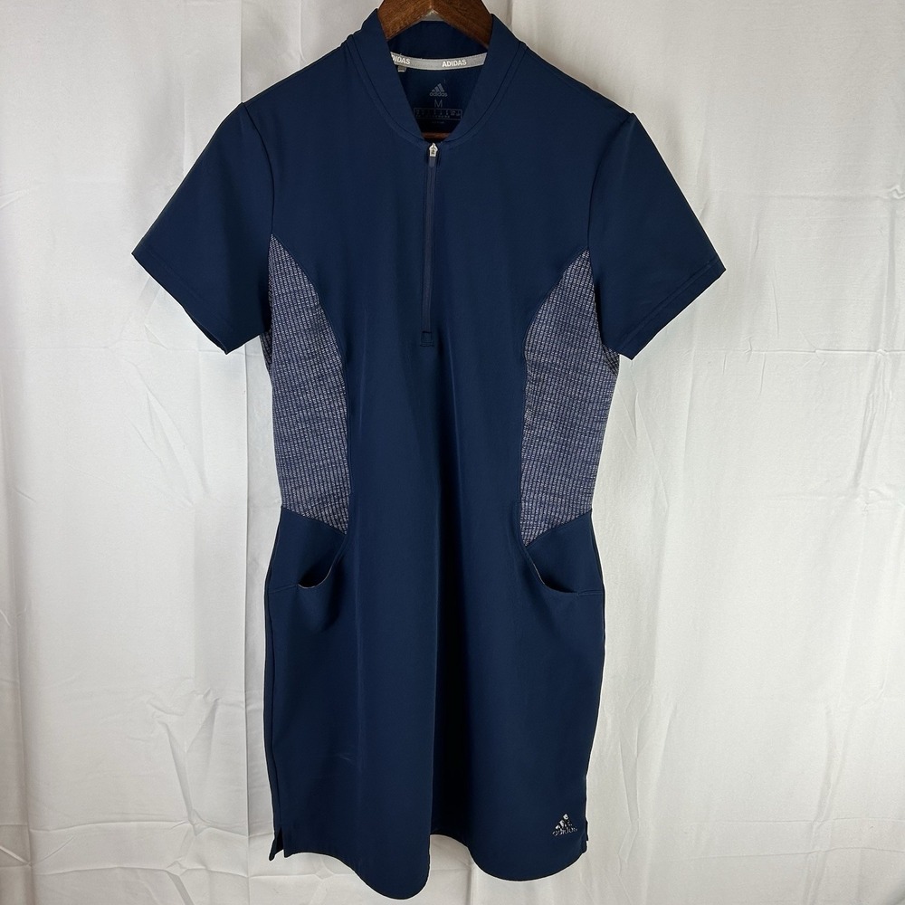 Adidas‎ Beyond 18 Rangewear Night Indigo Golf Dress Size Medium DZ6482